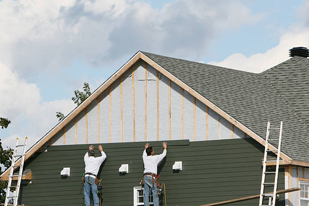 Professional Storm Damage Siding Repair technician working in Blackstone, VA